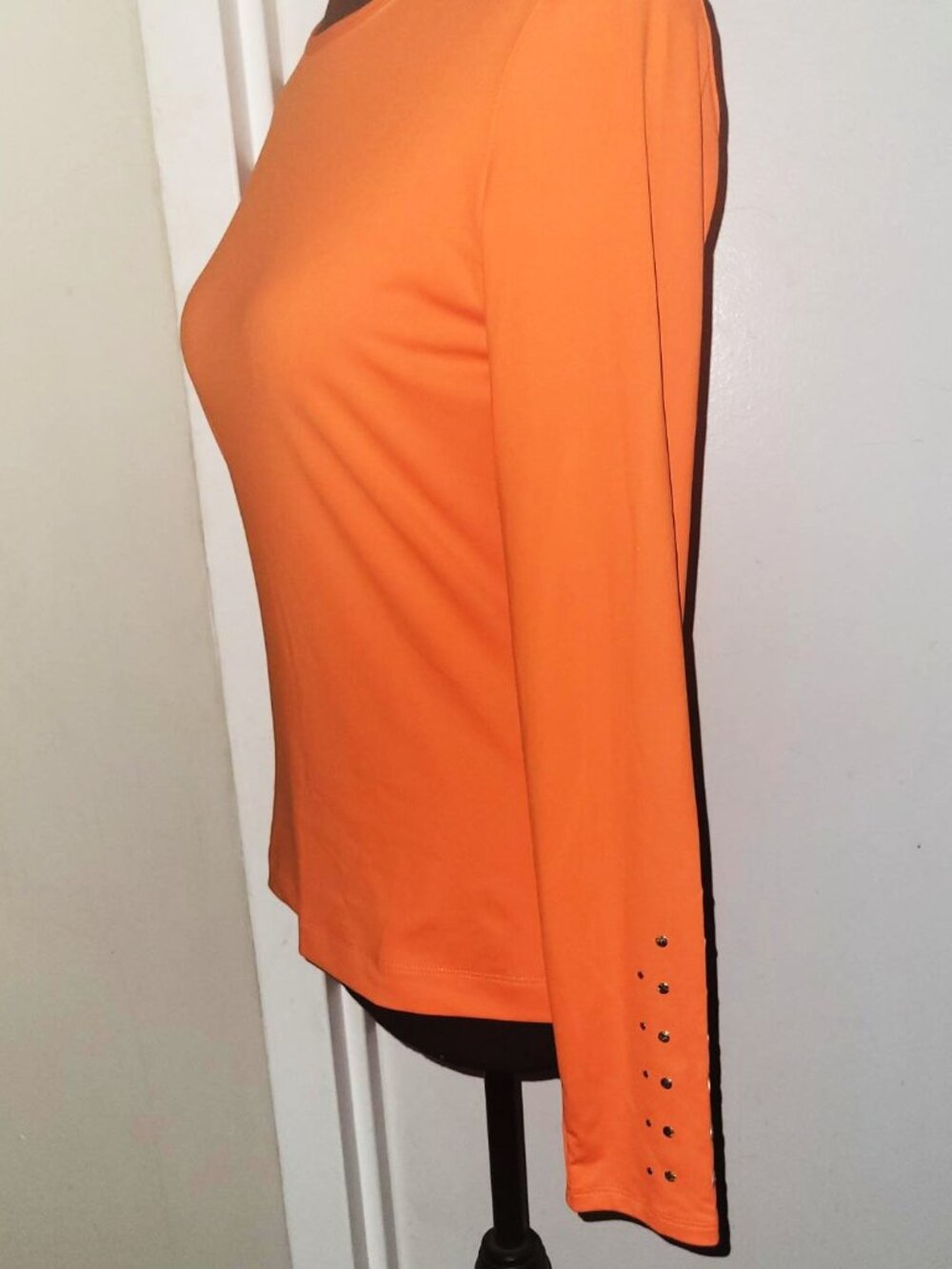 Tail Orange-Gold Studded Golf Shirt - S - Picture 3 of 4